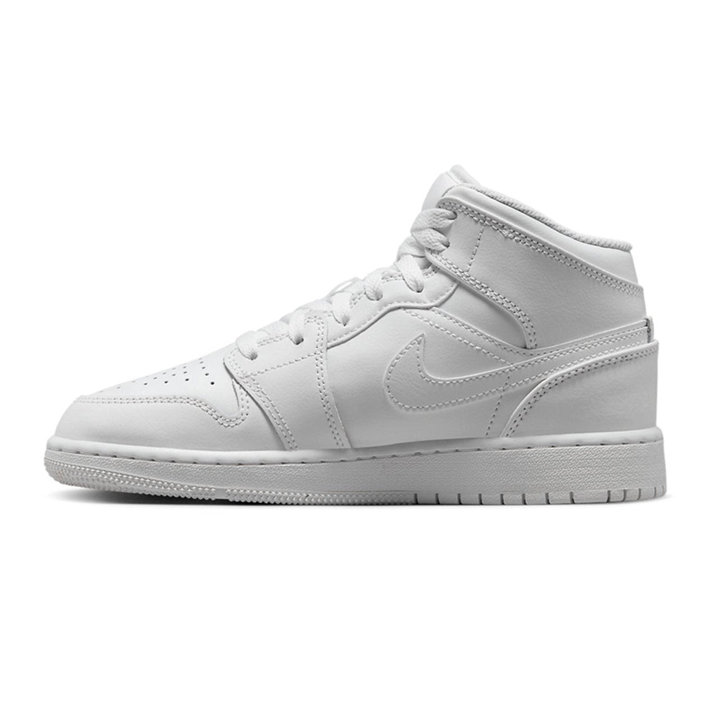 Air Jordan 1 Mid Triple White GS