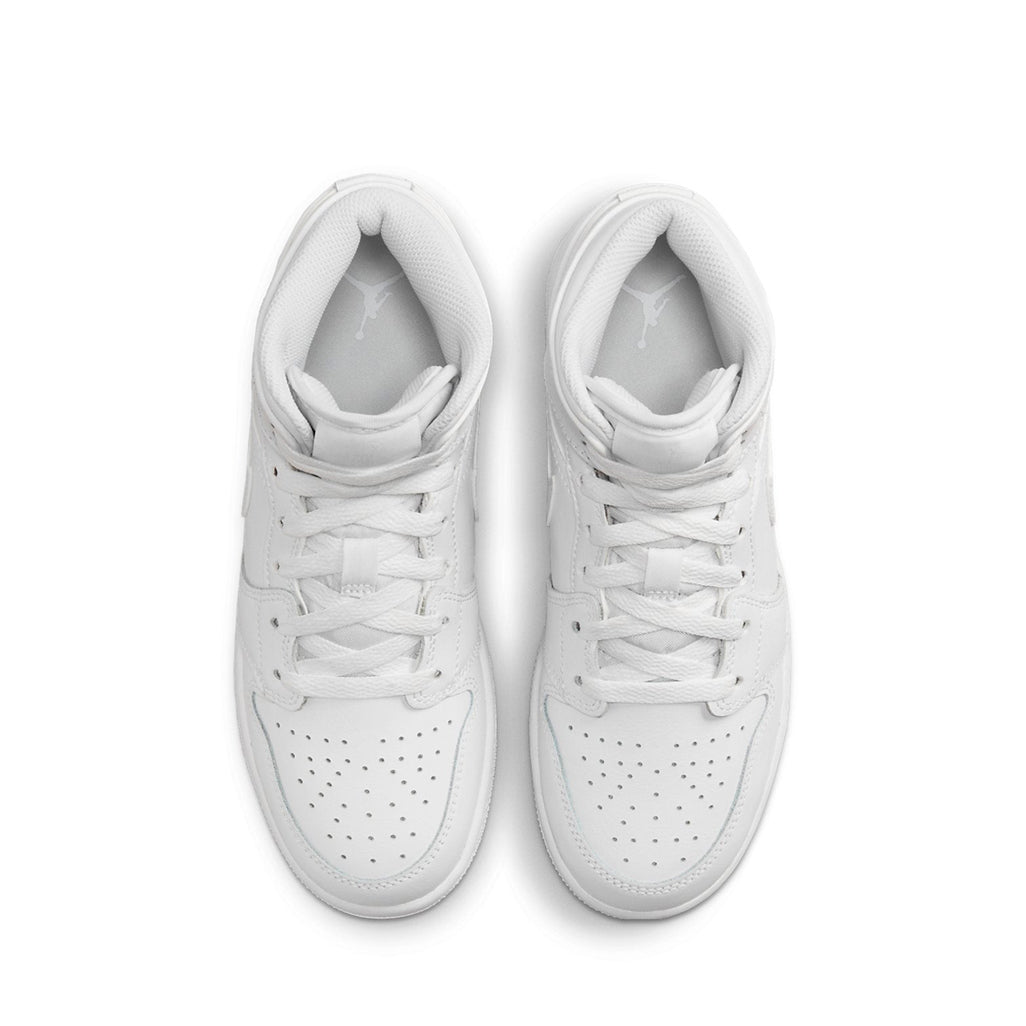 Air Jordan 1 Mid Triple White GS