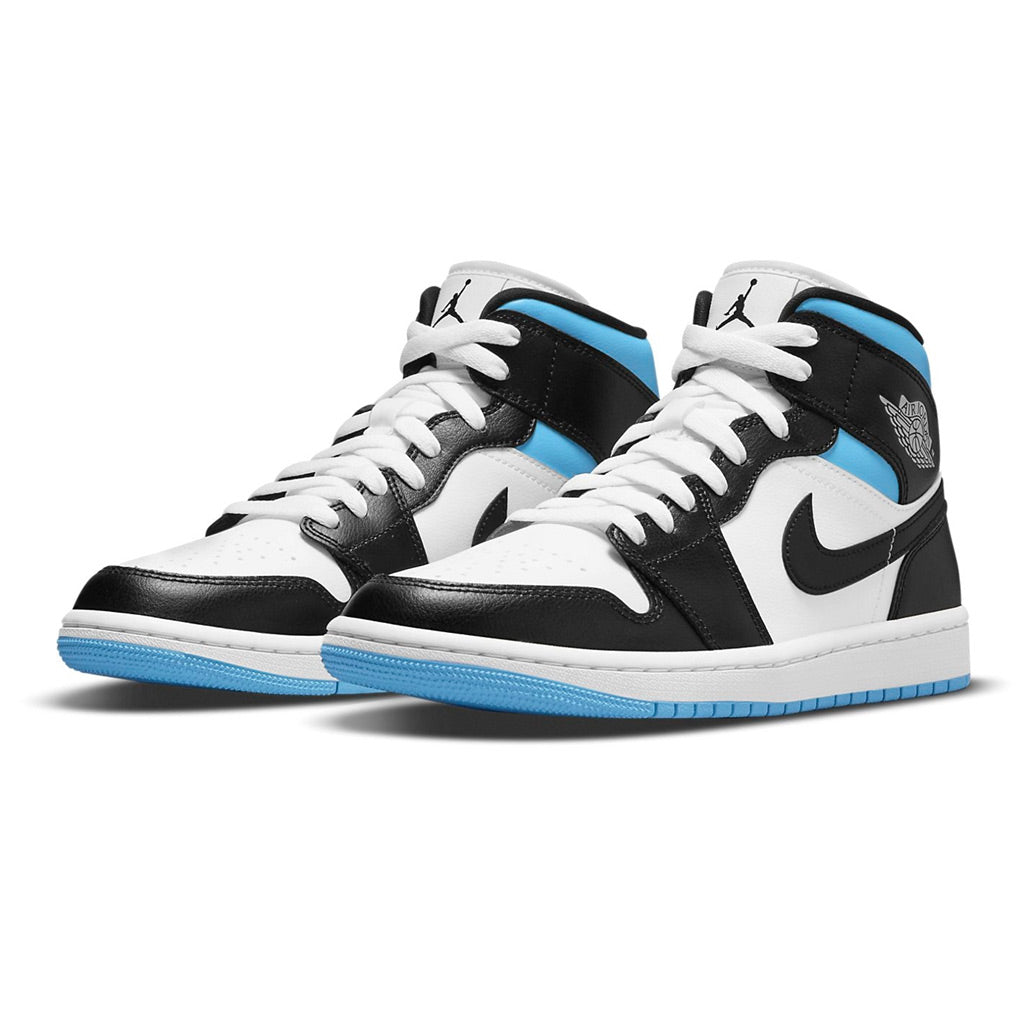 Air Jordan 1 Mid University Black White W