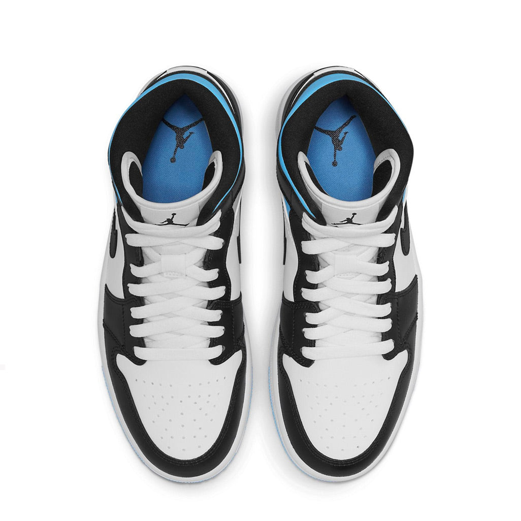 Air Jordan 1 Mid University Black White W