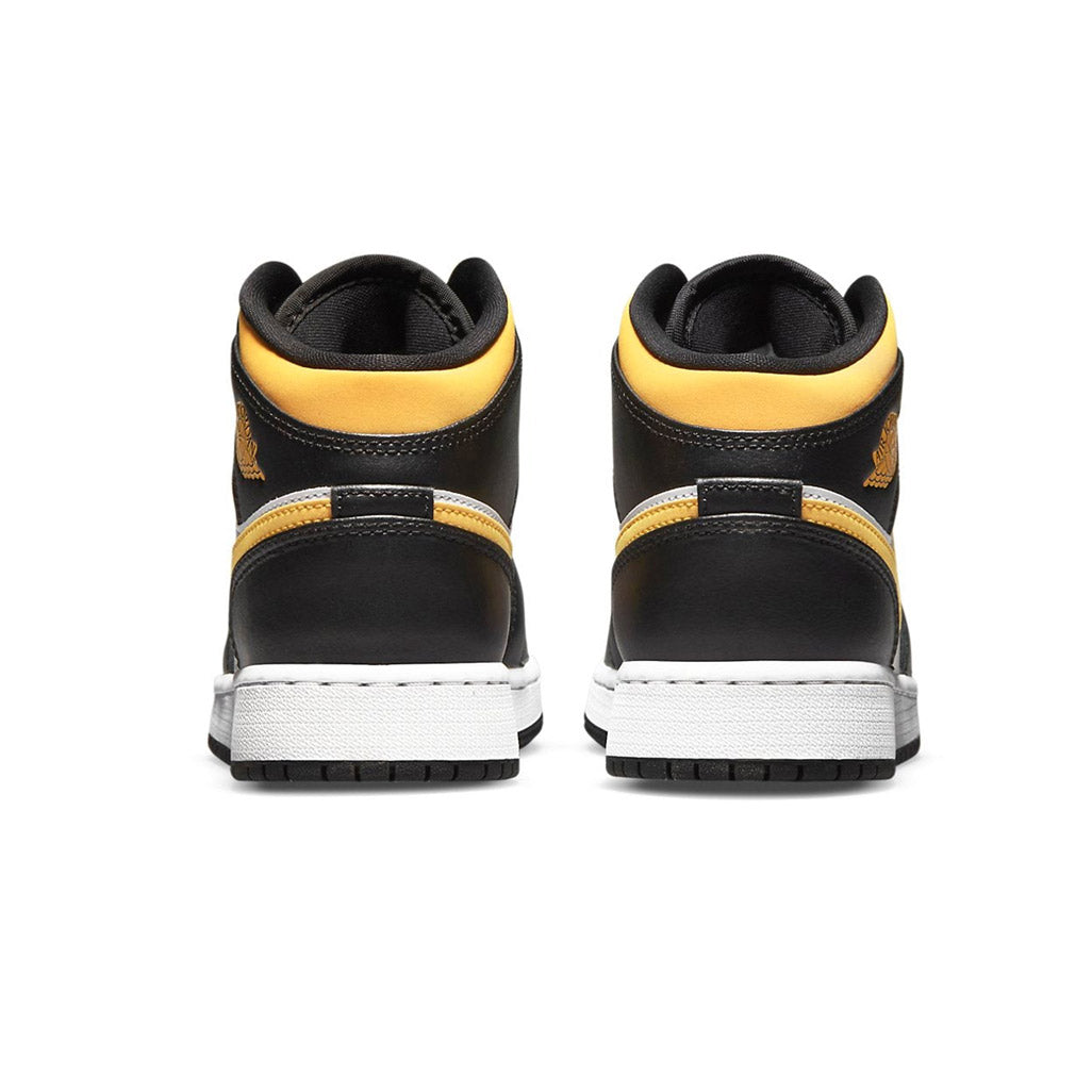 Air Jordan 1 Mid White Pollen Black GS – OG Kicks