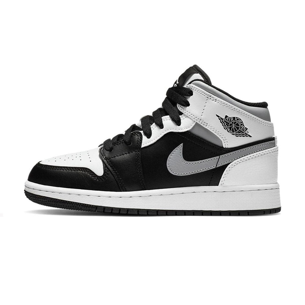 Air Jordan 1 Mid White Shadow GS