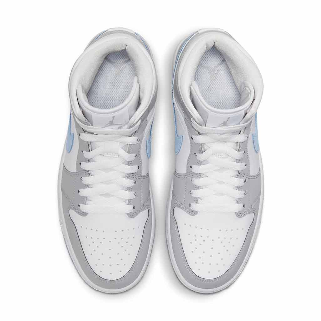 Air Jordan 1 Mid Wolf Grey Aluminum W