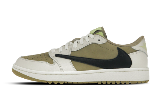 Air Jordan 1 Retro Low Golf Travis Scott Neutral Olive - 1