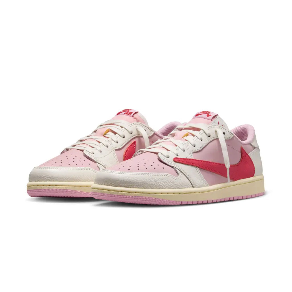 Jordan 1 Retro Low OG SP Travis Scott Sail Tropical Pink