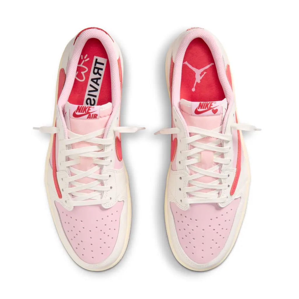 Jordan 1 Retro Low OG SP Travis Scott Sail Tropical Pink
