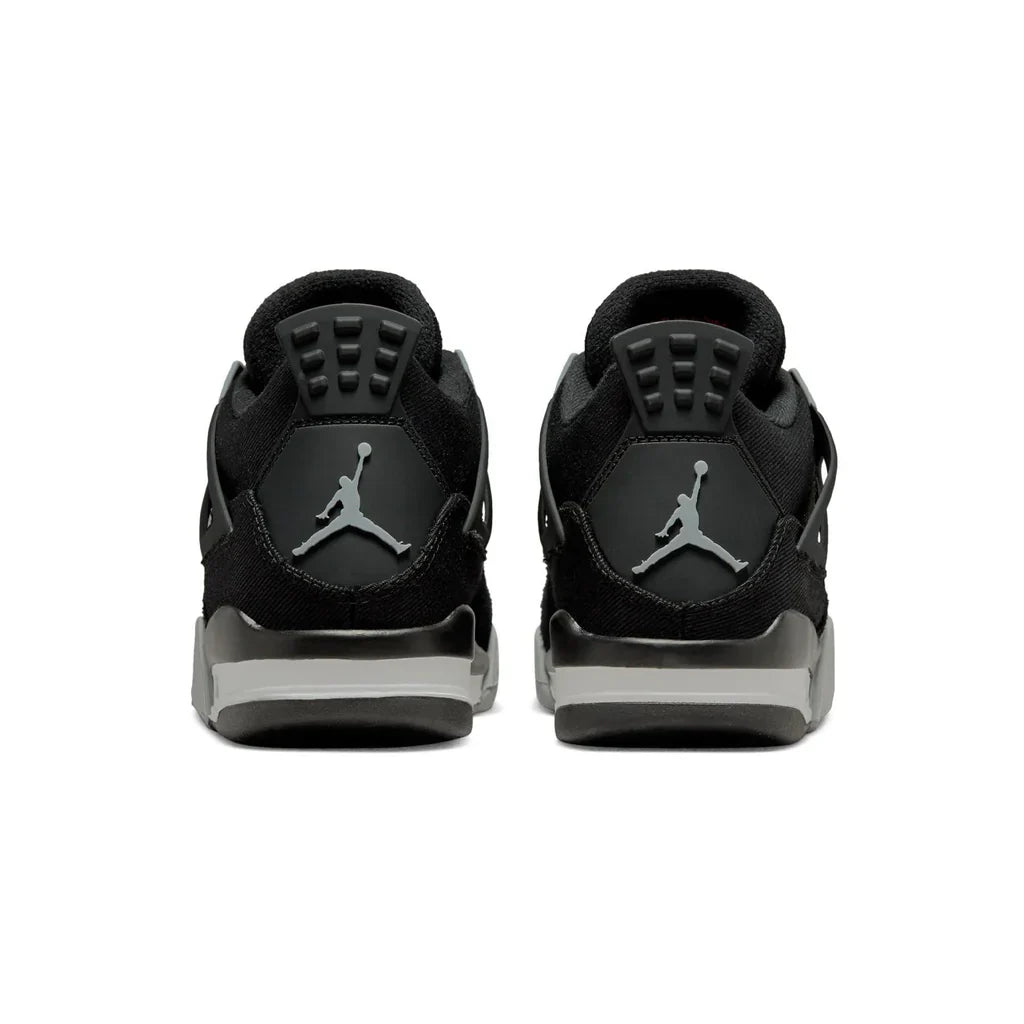 Air Jordan 4 Retro Black Canvas GS