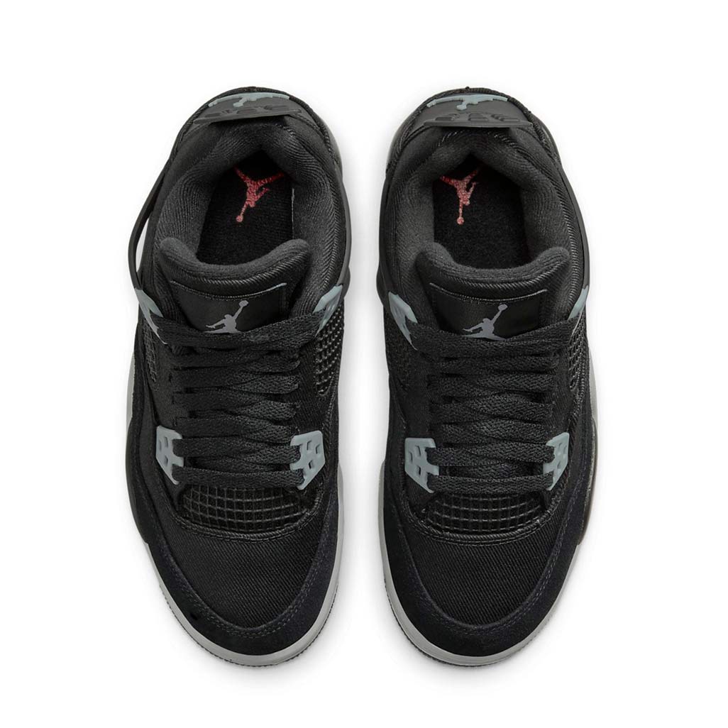 Air Jordan 4 Retro Black Canvas GS – OG Kicks