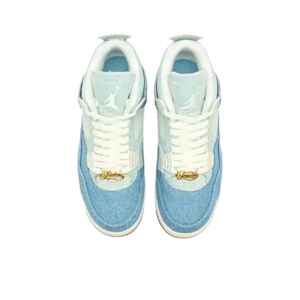 Air Jordan 4 Retro TEX Denim Worn Blue Women - 3