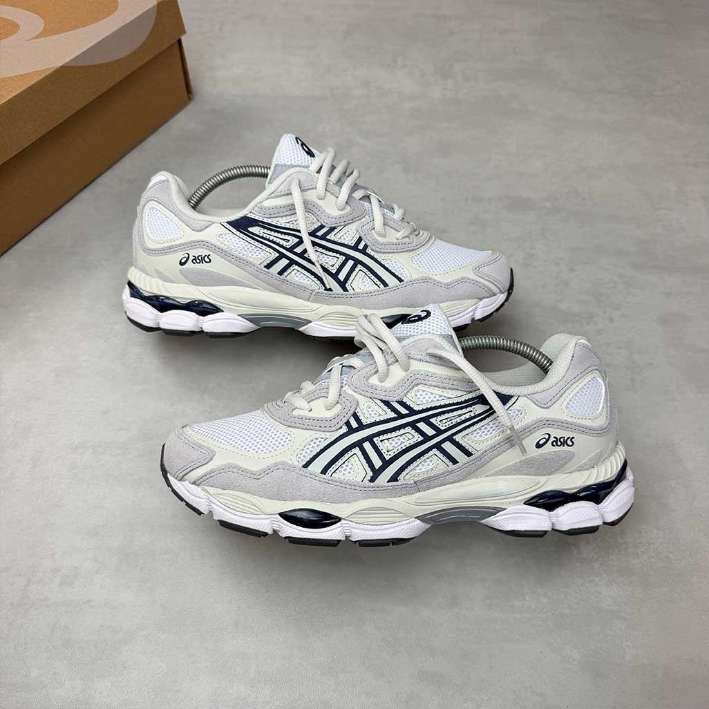 ASICS Gel-NYC White Midnight Navy Grey