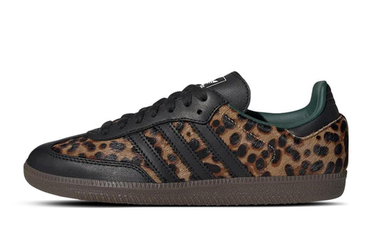 adidas Samba OG Black Green Leopard W