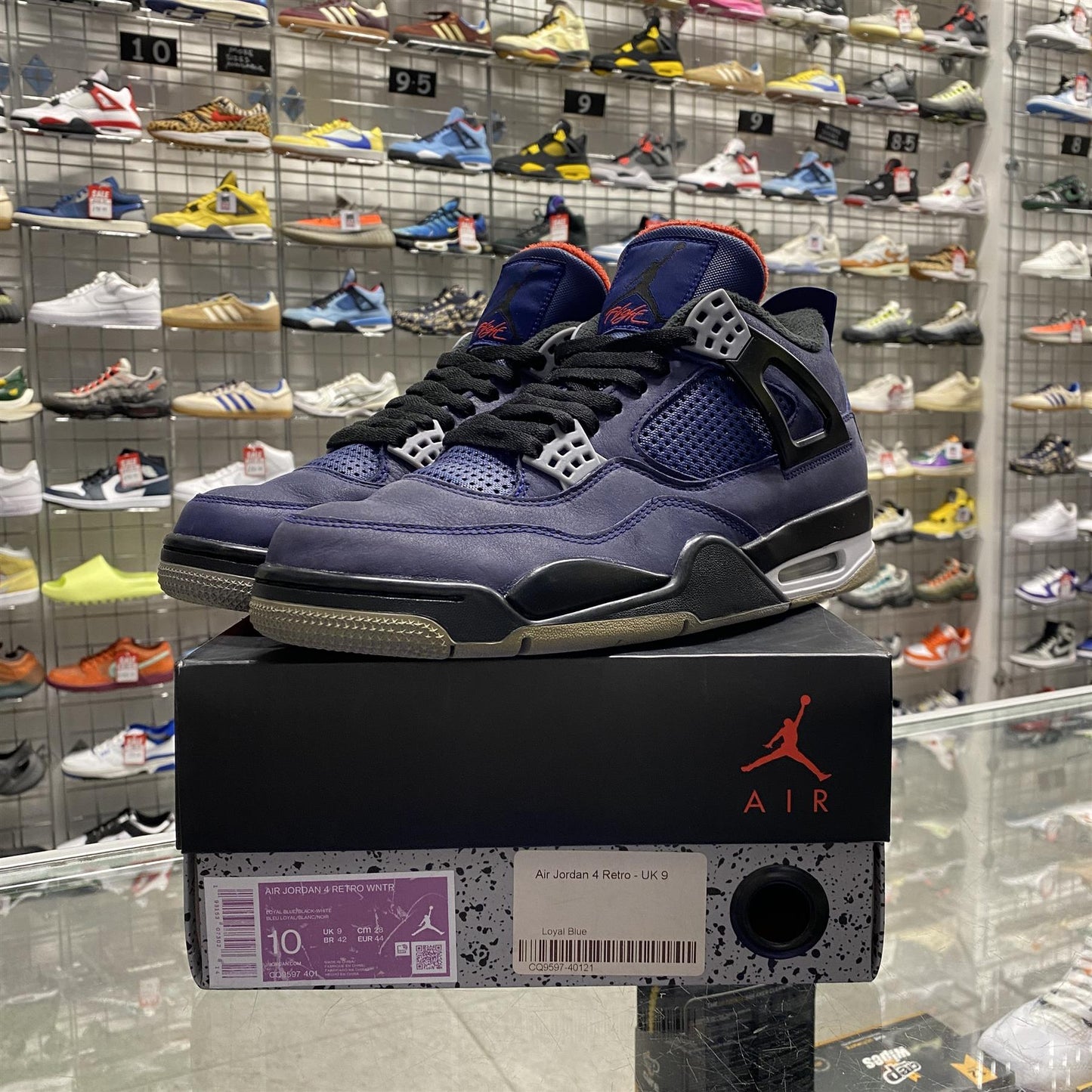 Jordan 4 Retro 'Winterized Loyal Blue' UK9