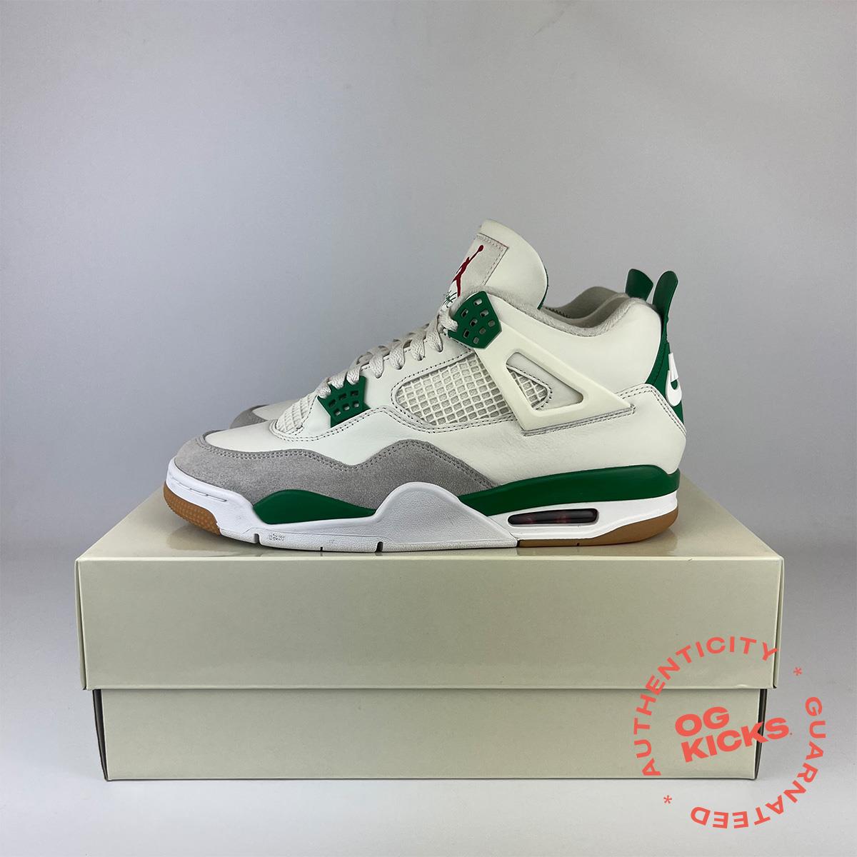 Jordan 4 Retro SB Pine Green UK9