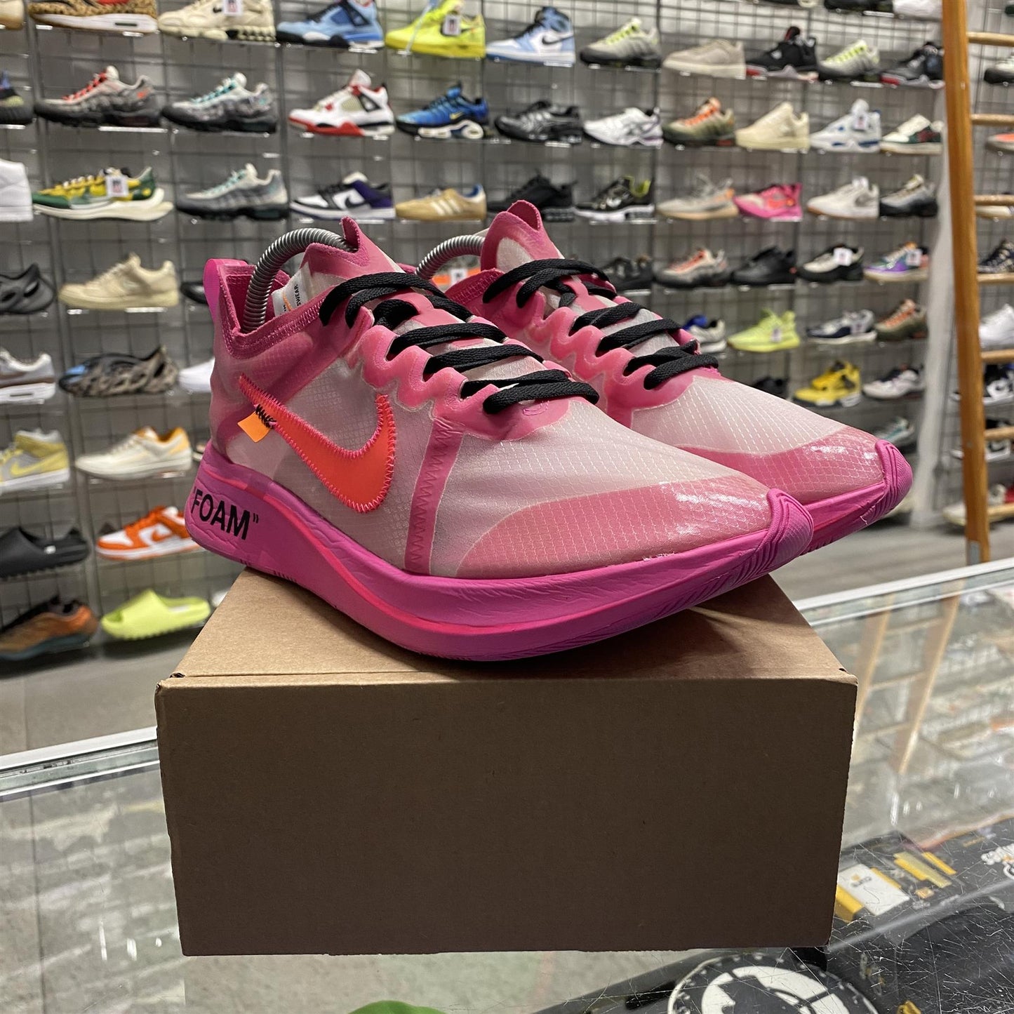 Nike Zoom Fly x Off-White 'Pink' UK8.5 (No Box)