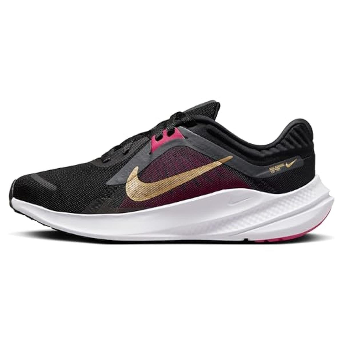 Nike Quest 5 Black Metallic Gold W