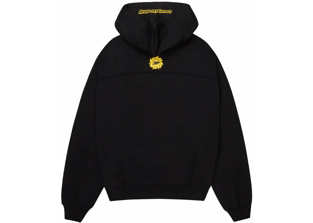 Broken Planet Cosmic Speed Hoodie Midnight Black - 3