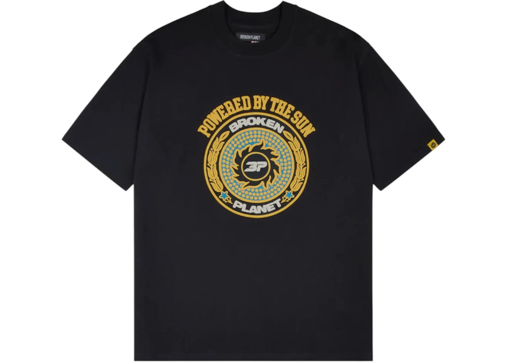 Broken Planet Crest T-shirt Midnight Black - 1
