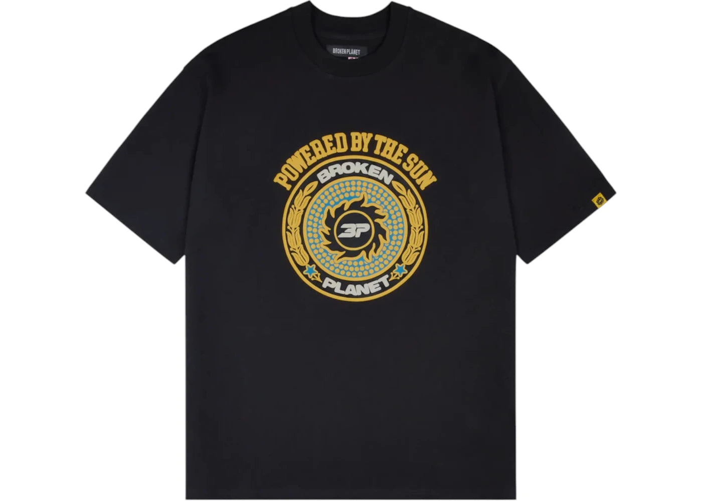Broken Planet Crest T-shirt Midnight Black - 2