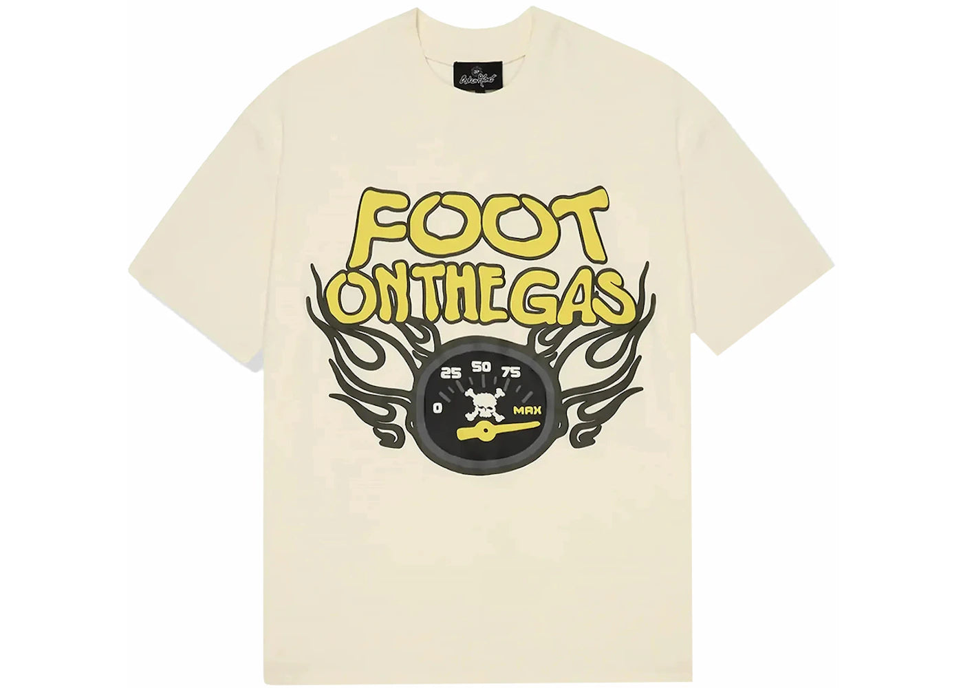 Broken Planet Foot On The Gas T-shirt Vanilla White - 2
