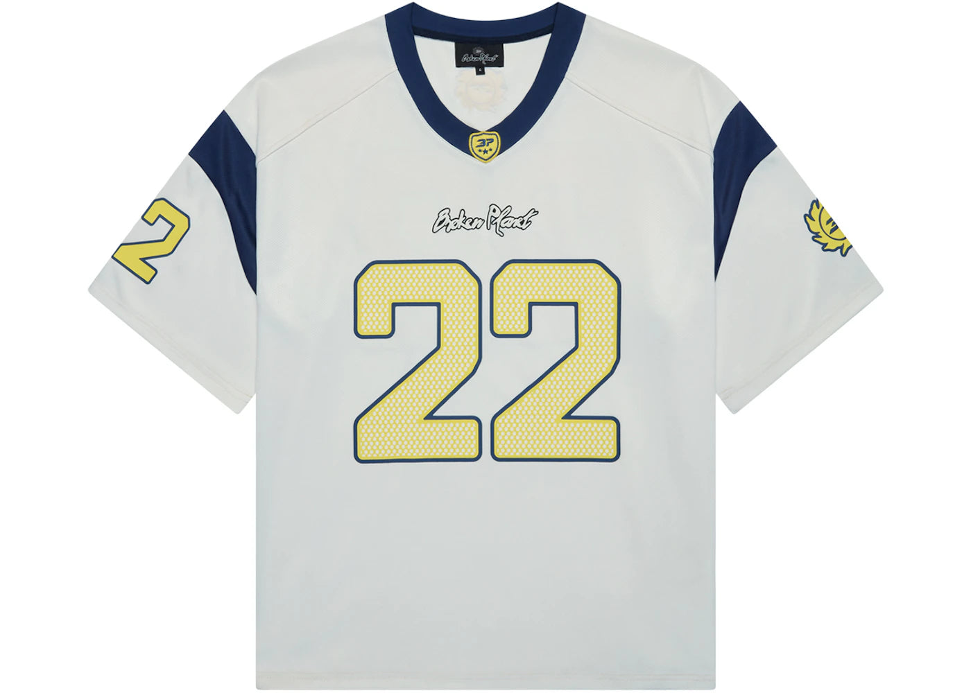 Broken Planet Football Jersey White Blue - 1