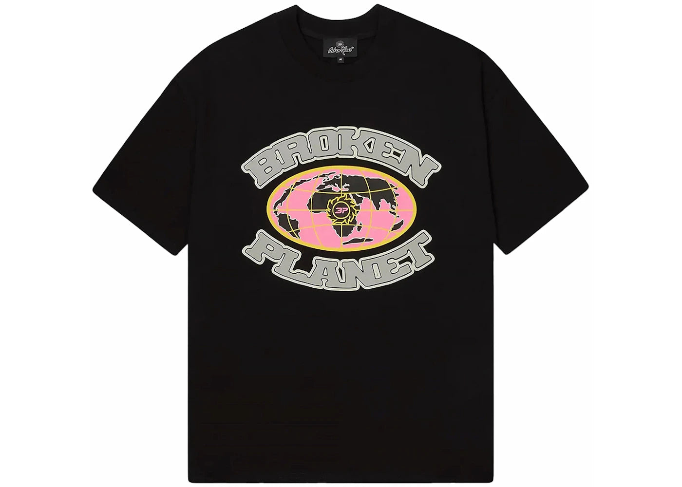 Broken Planet Grid T-shirt Midnight Black - 2