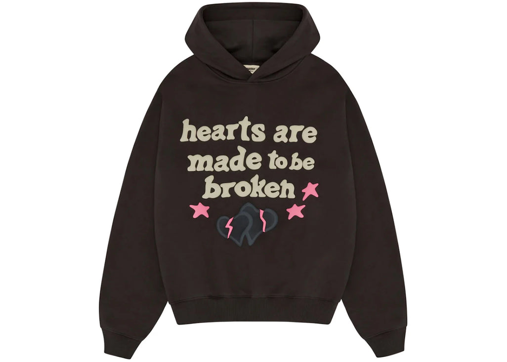 Broken Planet Hearts Hoodie Soot Black - 2