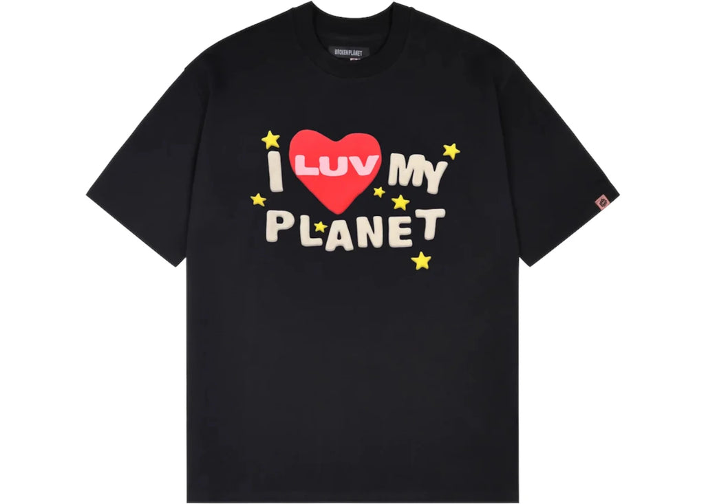 Broken Planet Luv My Planet T-shirt Midnight Black - 2
