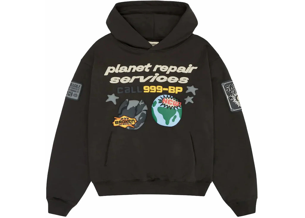 Broken Planet Repair Services Hoodie Soot Black - 1