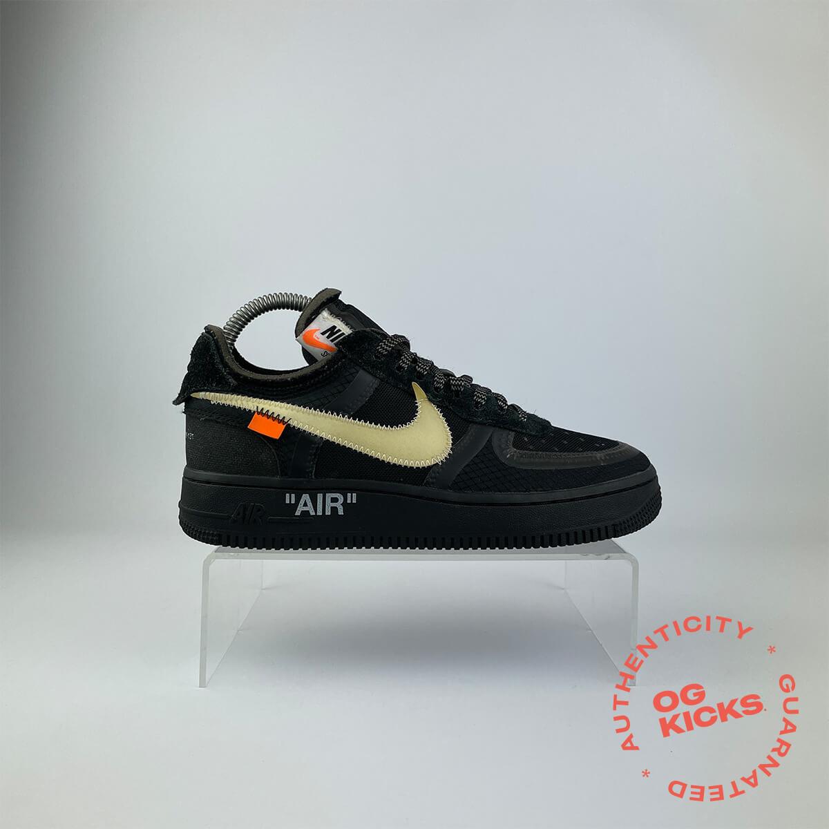 Nike Air Force 1 Low Off-White Black White (No Box) UK3.5