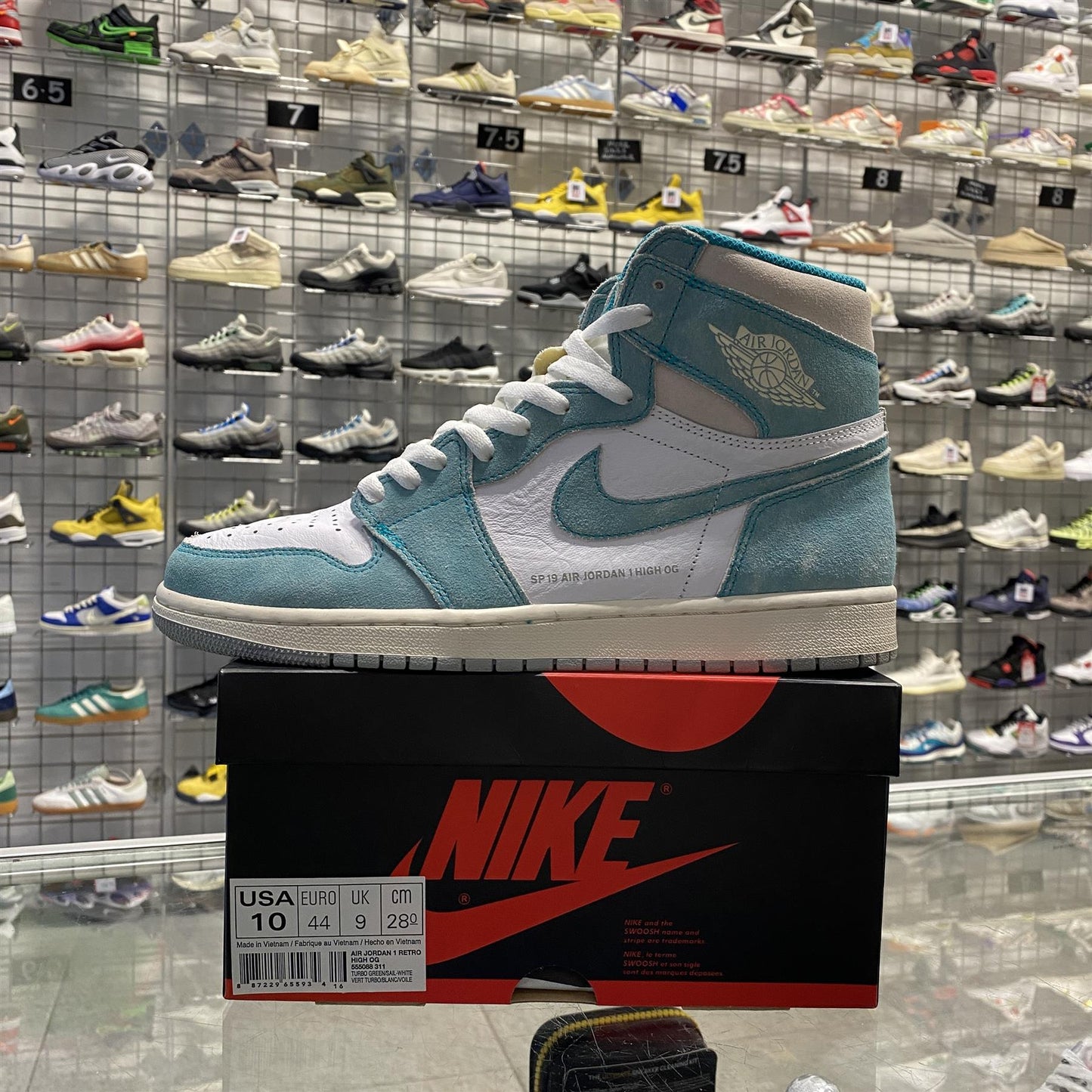 Jordan 1 Retro High 'Turbo Green' UK9