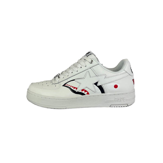A Bathing Ape Bape Sta Low 'Shark Pack White' UK9