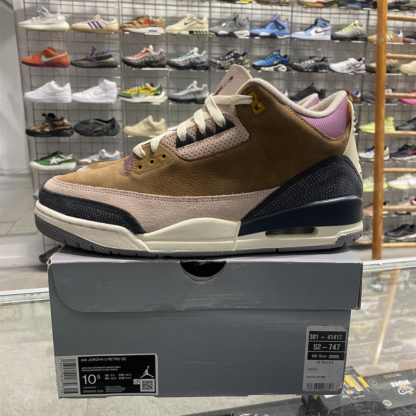 Air Jordan 3 Retro 'Winterized Archaeo Brown'  UK9.5