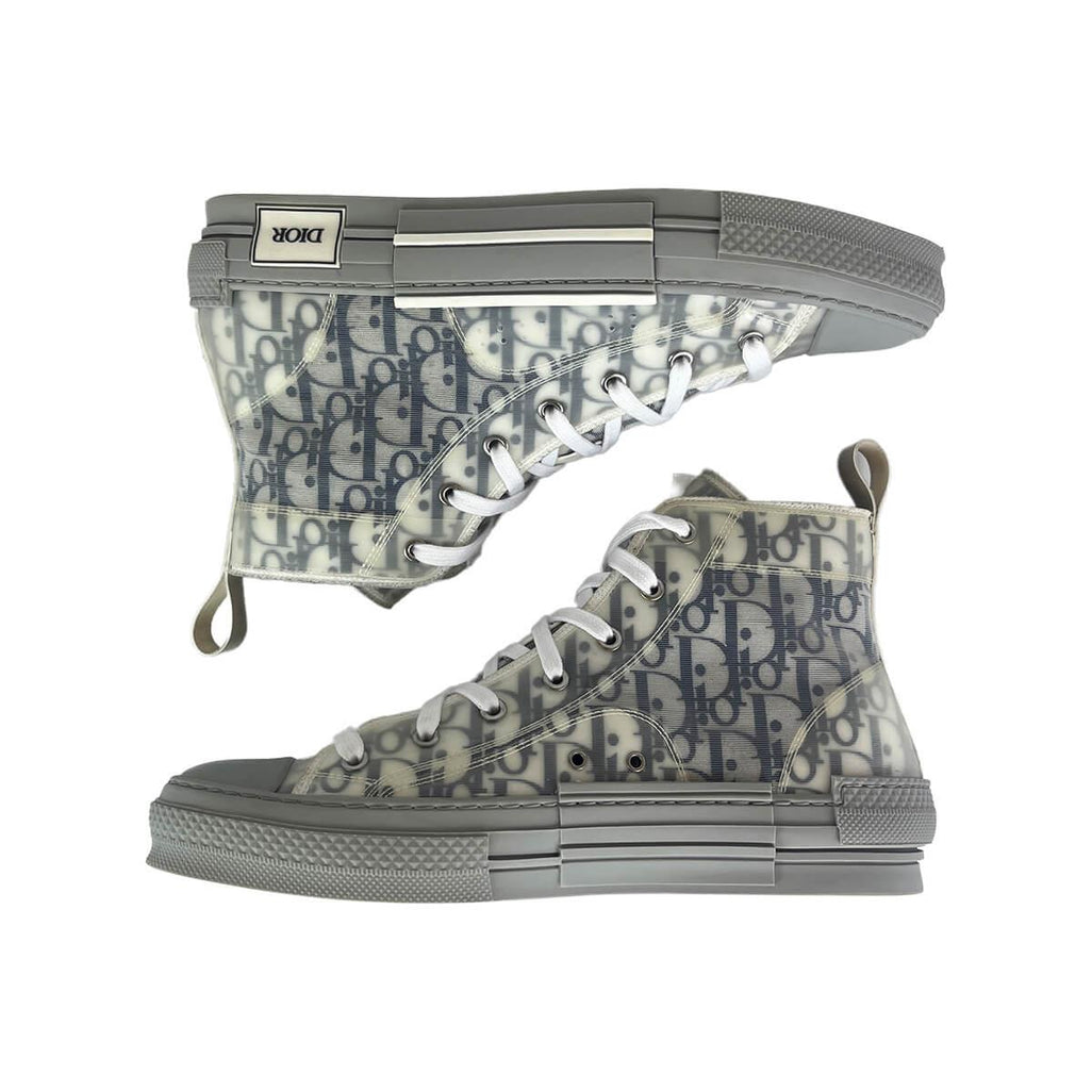 Dior B23 High 'Dior Oblique - Reflective Grey' UK9