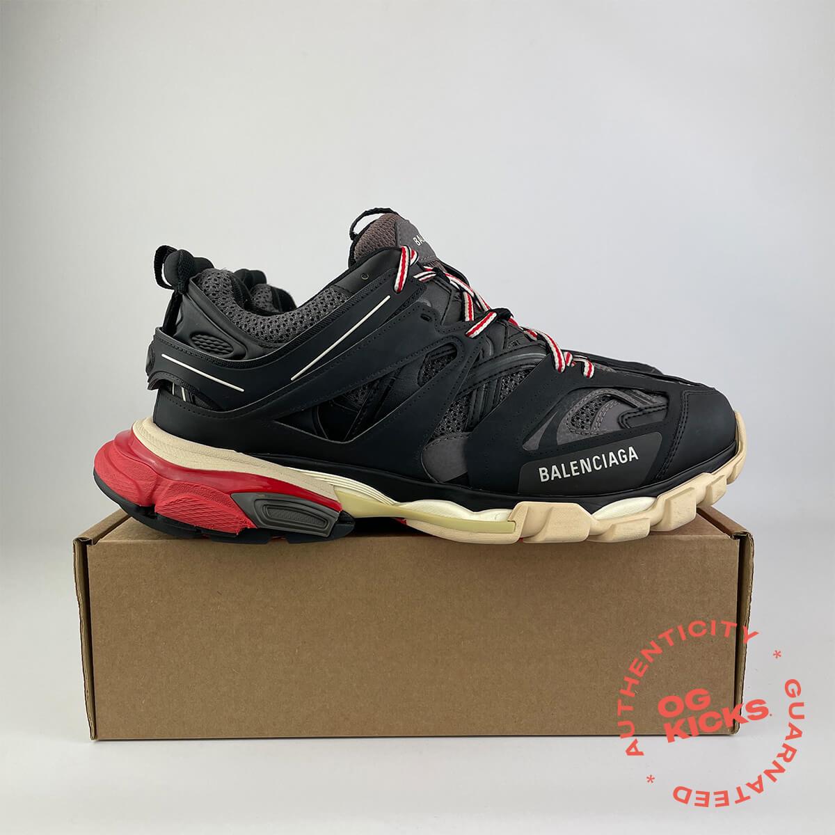 Balenciaga Track Black Grey Red (No Box) UK9