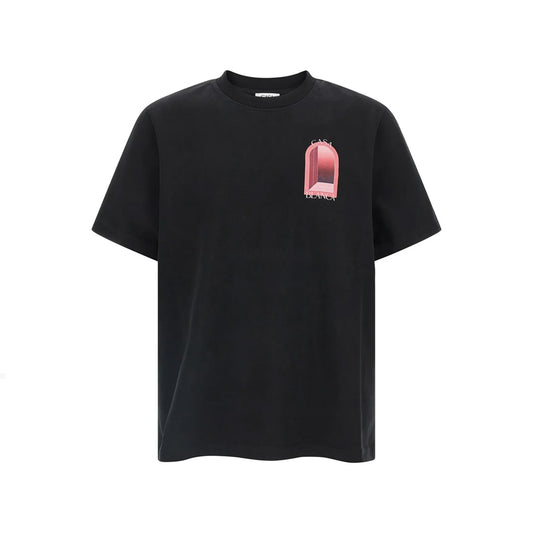 Casablanca Black Pink Arches Short Sleeve T-Shirt