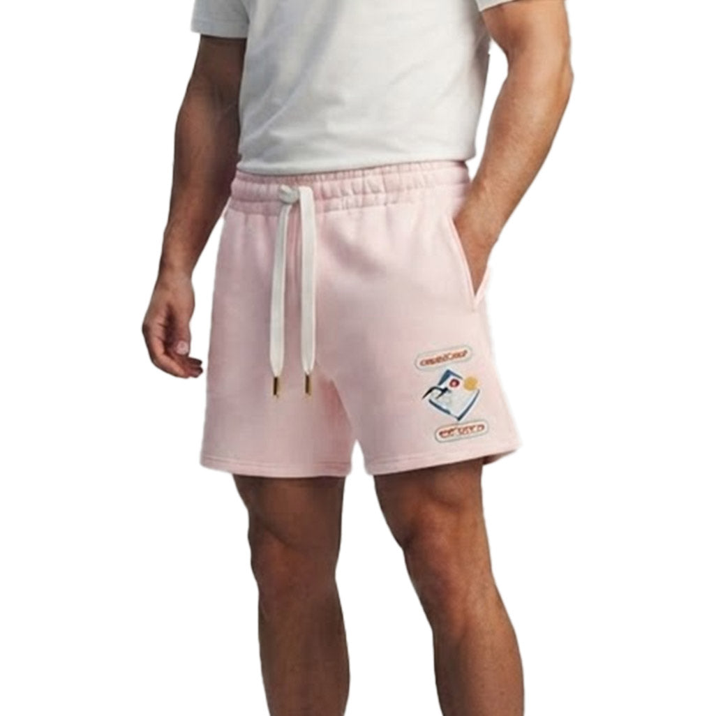 Casablanca Men's Montagne Sportif Sweatshorts Pink