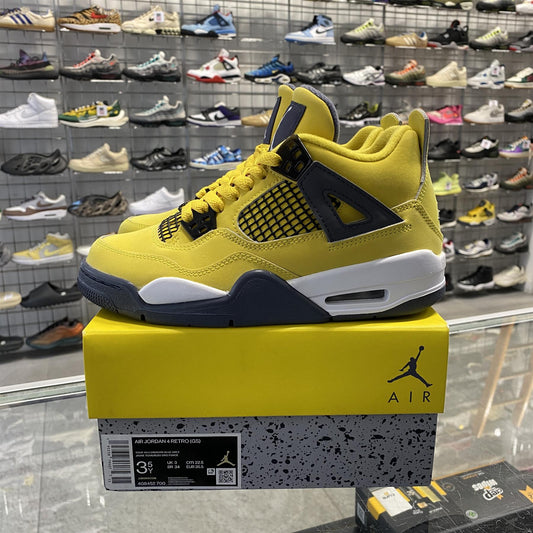 Air Jordan 4 Retro 'Lightning' GS (2021) UK3