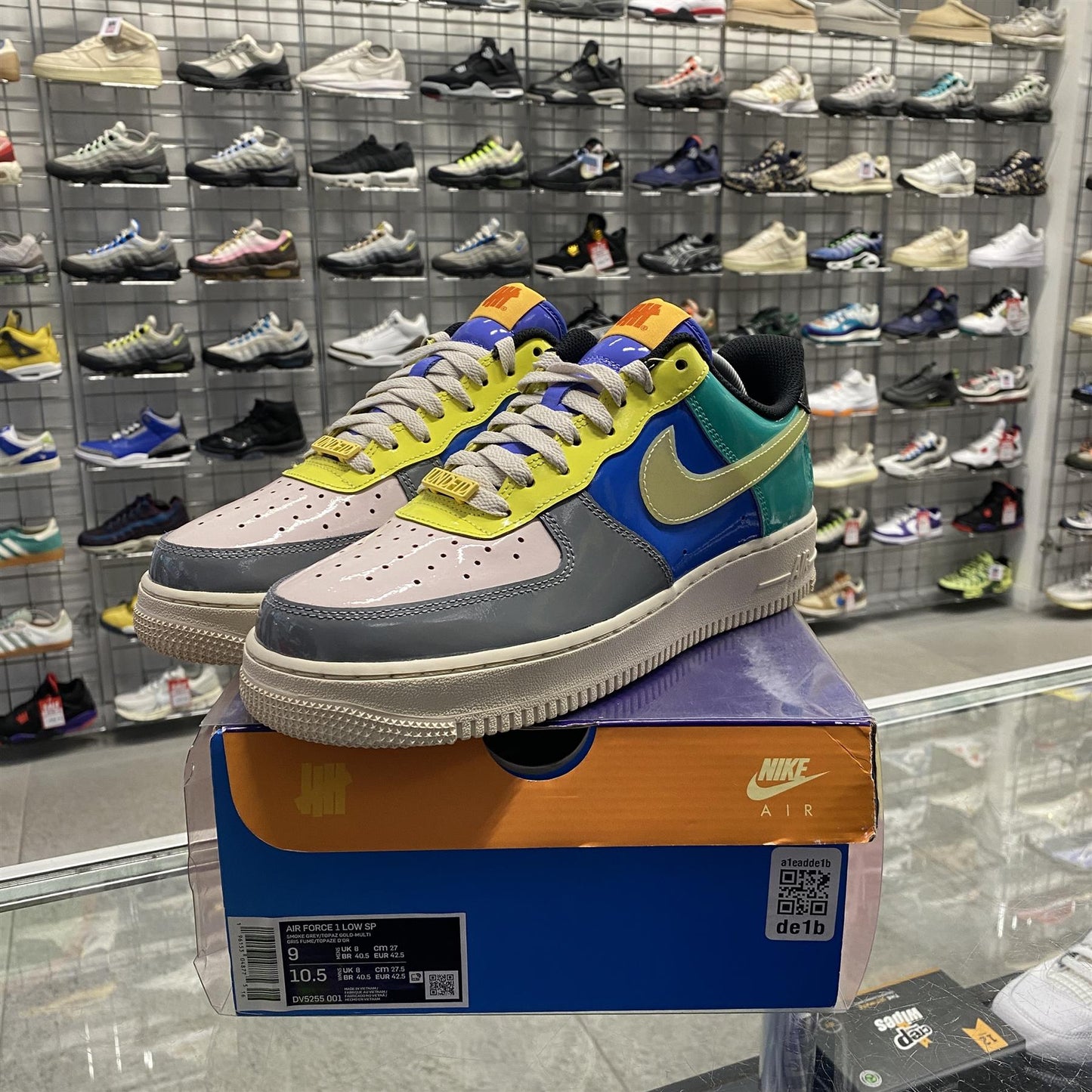 Nike Air Force 1 Low SP Undefeated 'Multi-Patent Community' UK8