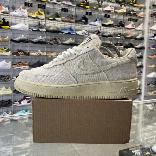 Nike Air Force 1 Low Stussy 'Fossil' UK8 (No Box)