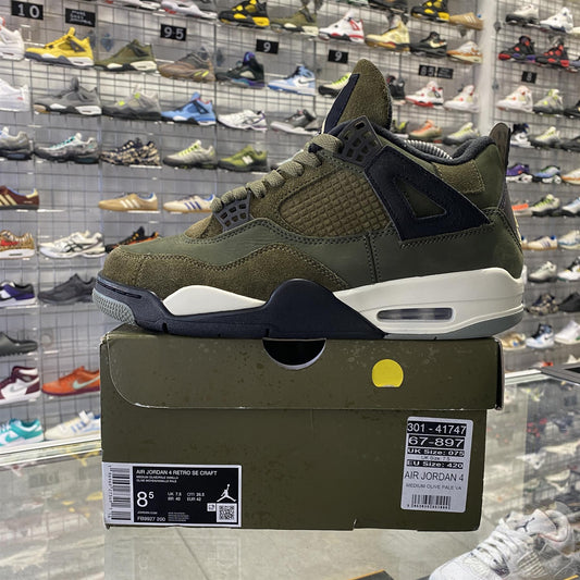 Jordan 4 Retro SE 'Craft Medium Olive' UK7.5