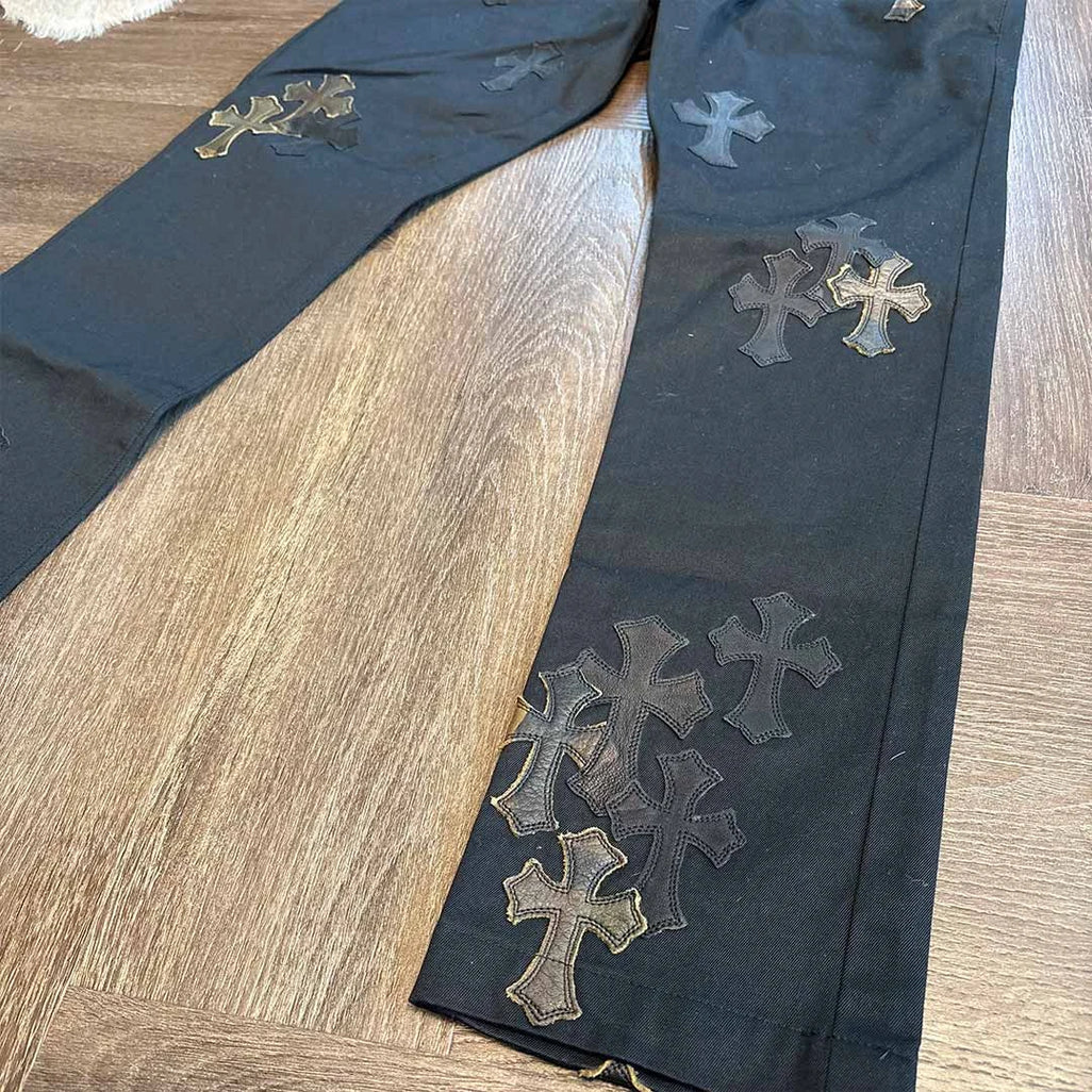 Chrome Hearts Black Camo Jeans 40 Patches - 3