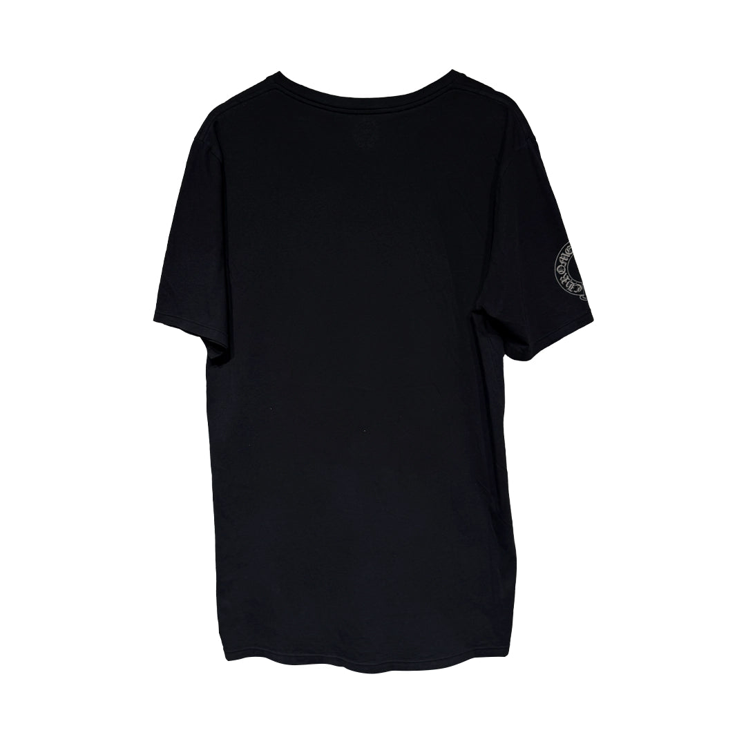 Chrome Hearts Fleur-de-lys Black V-neck T-Shirt - 2