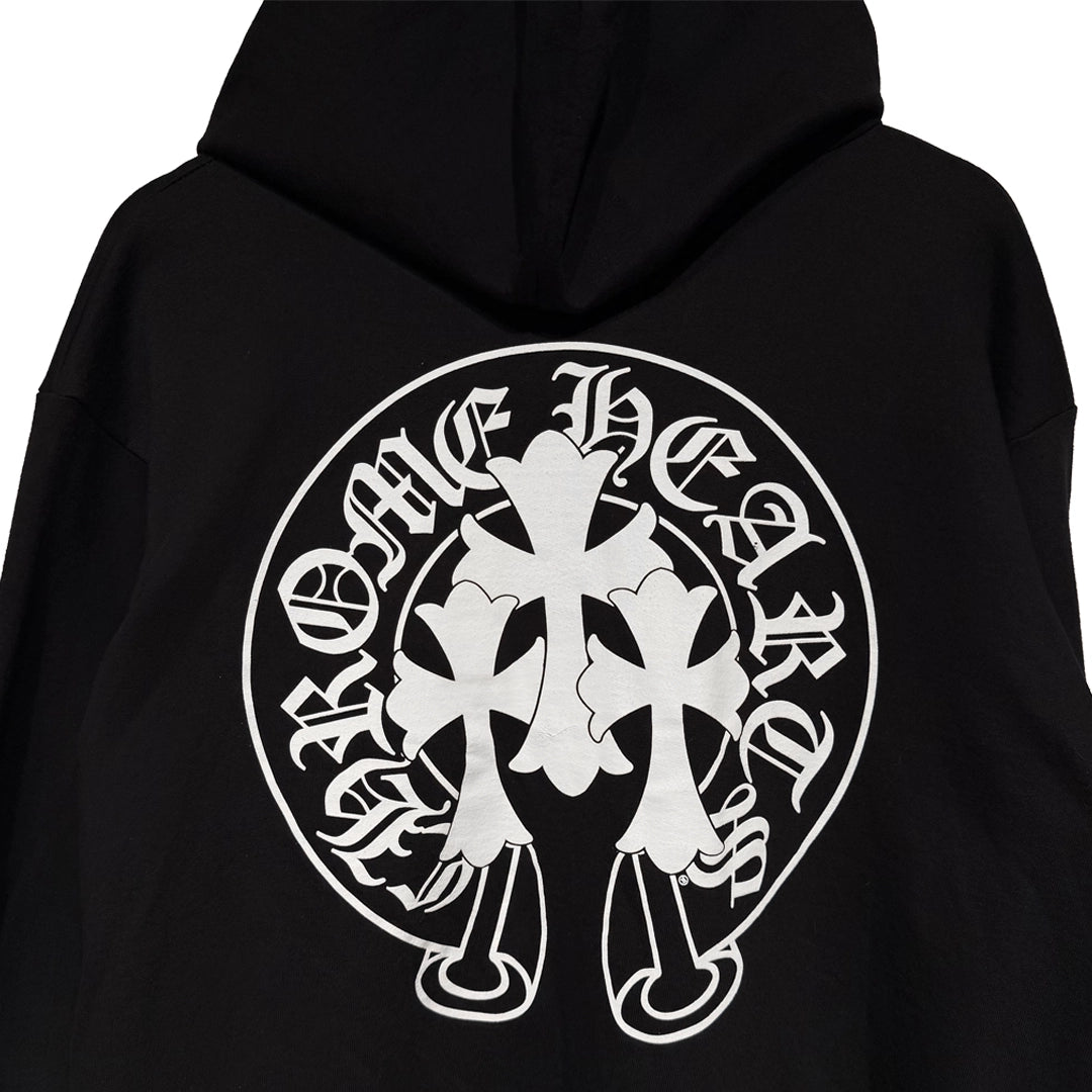 Chrome Hearts dagger zip hoodie black premium cotton UK
