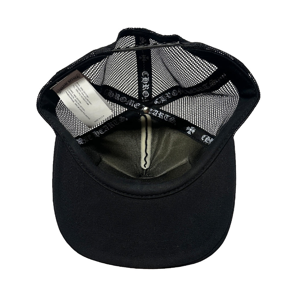 Chrome Hearts London Trucker Cap Black White - 4