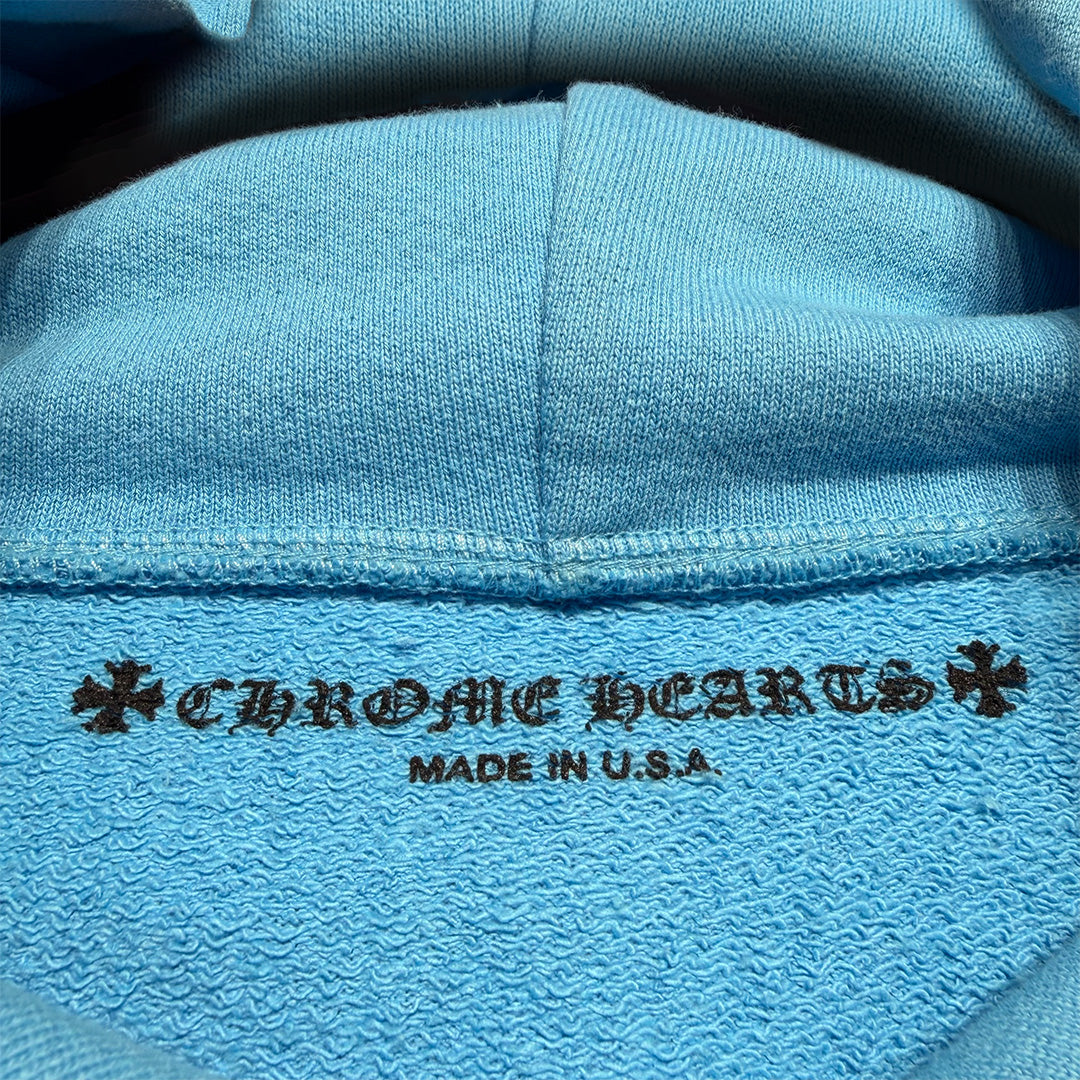 Chrome Hearts Matty Boy Brain Hoodie Light Blue - 6