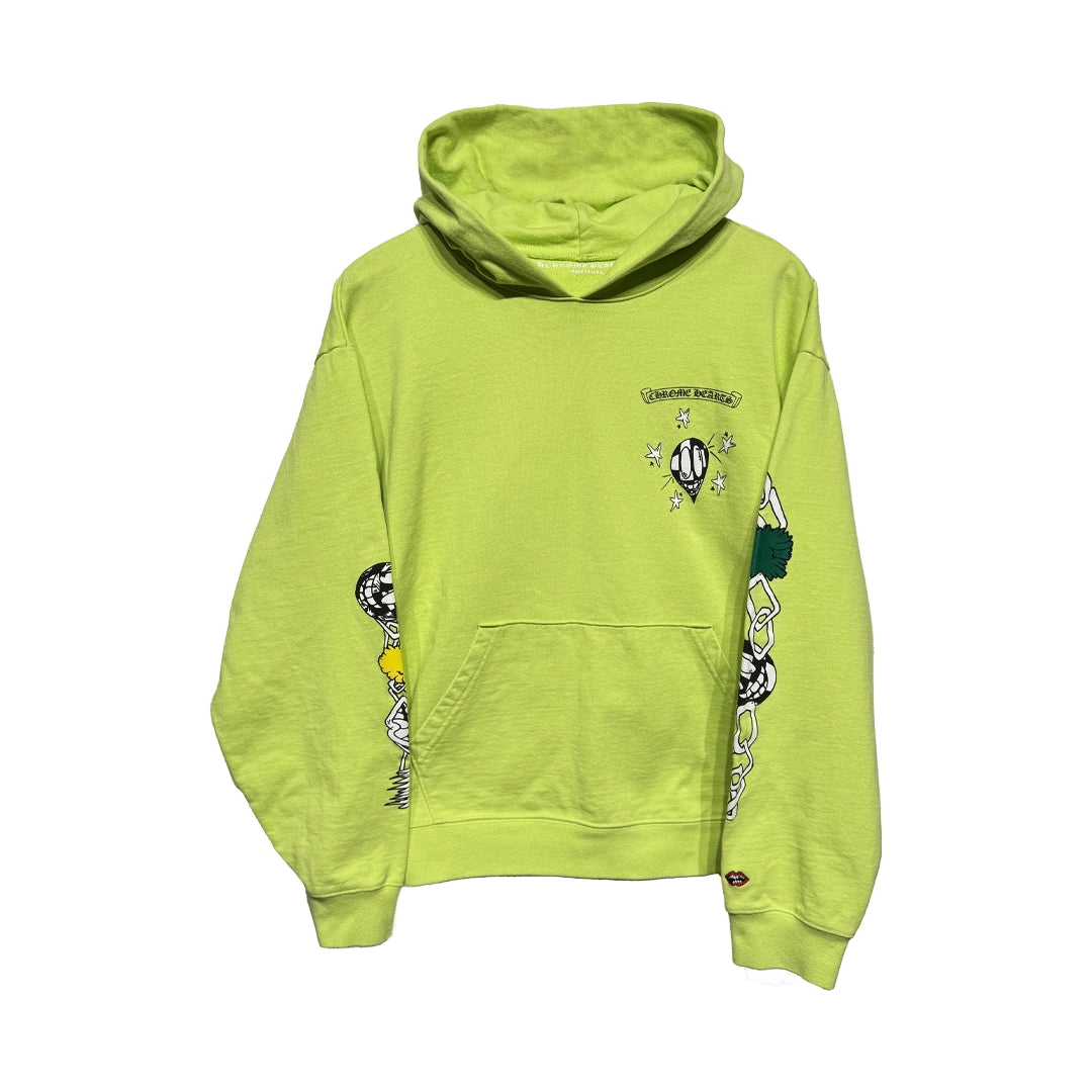 Chrome Hearts Matty Boy Link Hoodie Green - 2