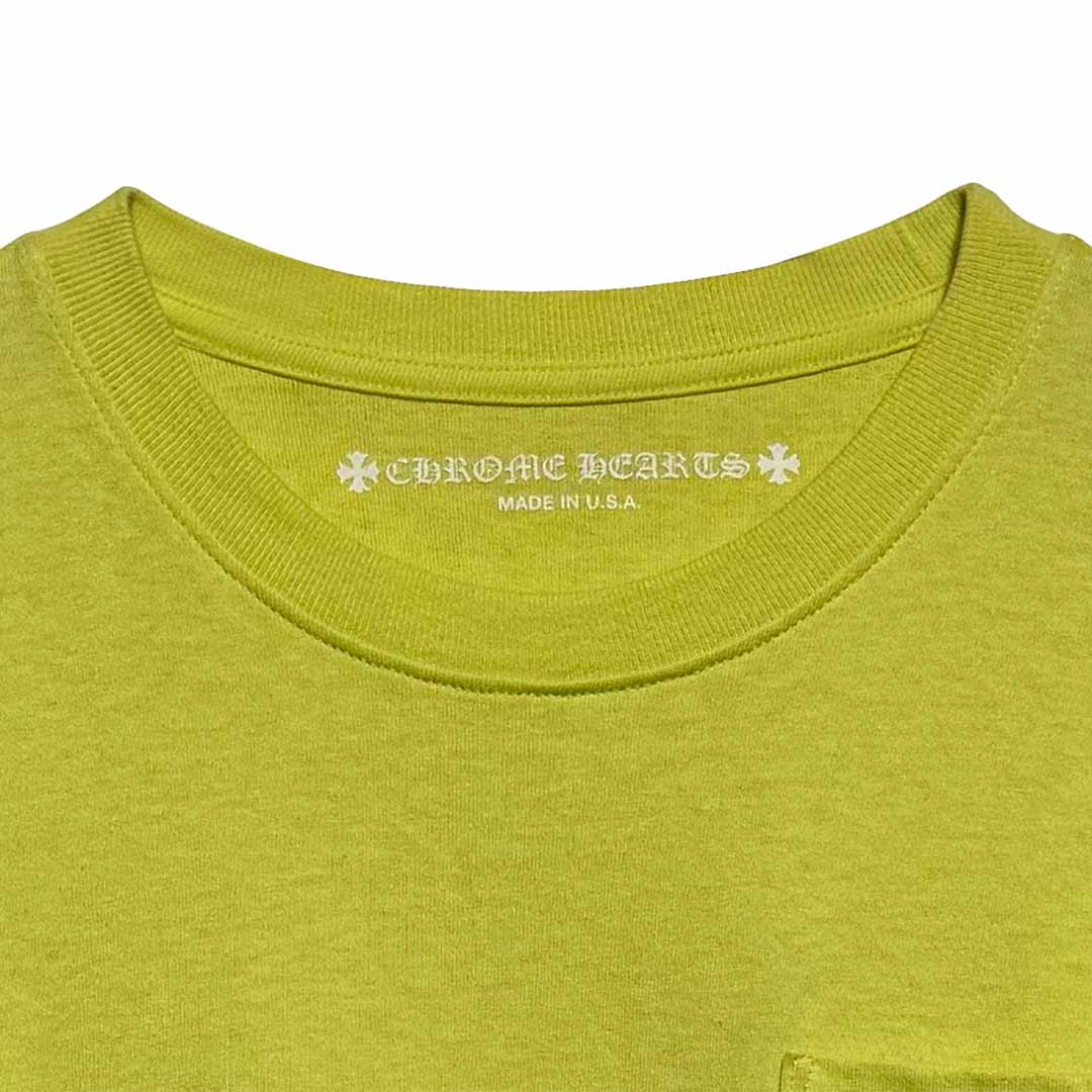 Chrome Hearts Matty Boy Link T-Shirt Lime Green - 4