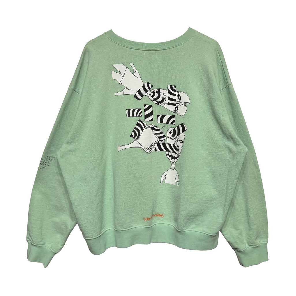 Chrome Hearts Matty Boy Lust Crewneck Seafoam - 1