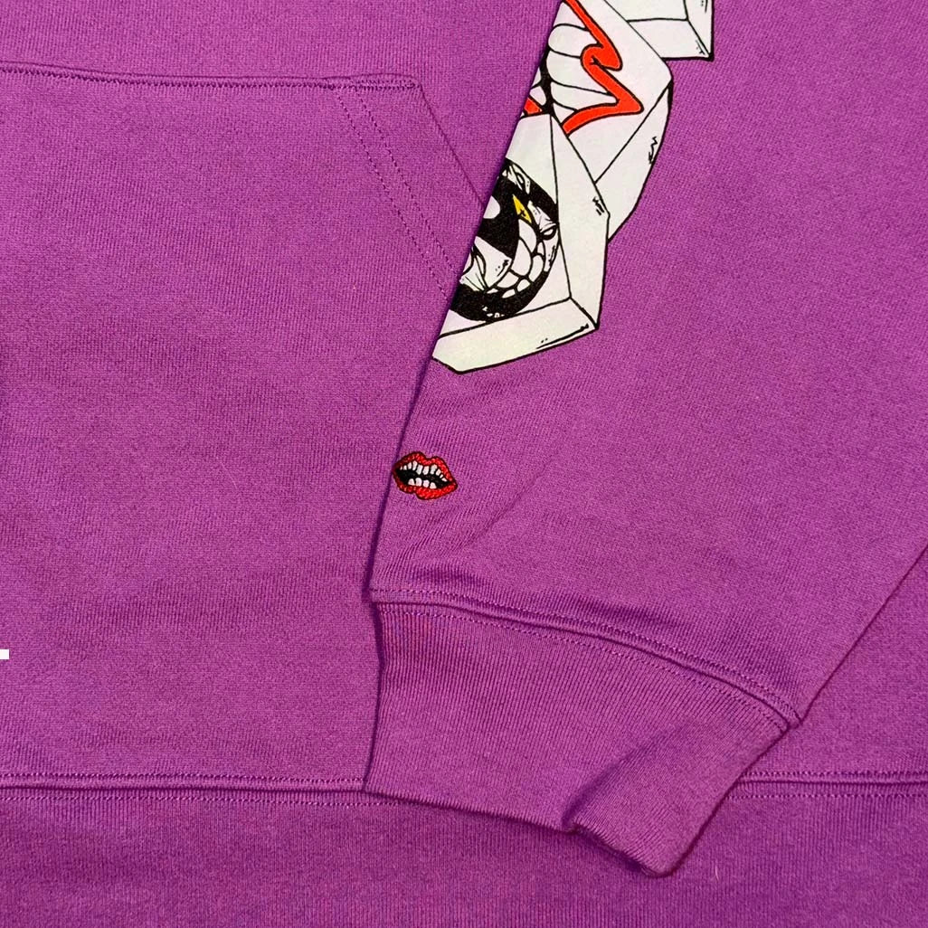 Chrome Hearts Matty Boy More Not Less Purple Hoodie - 4