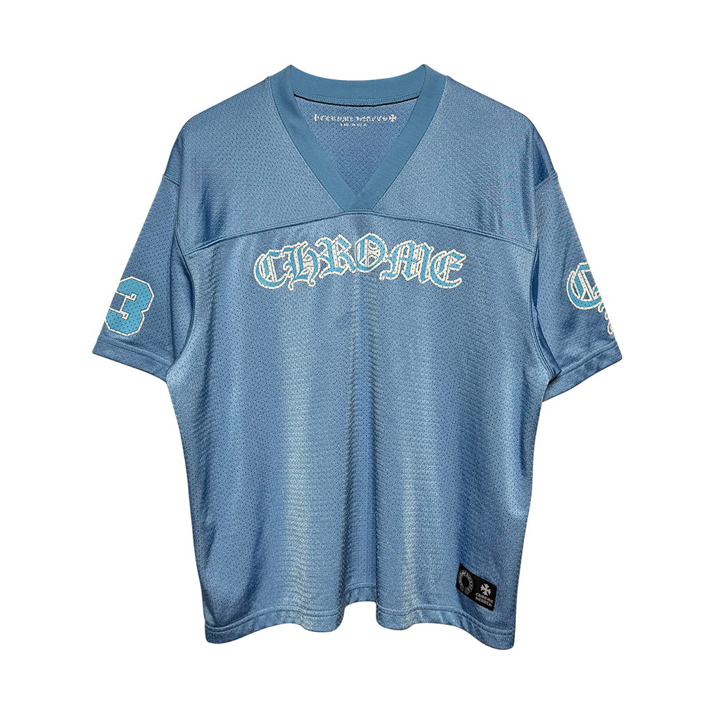 Chrome Hearts Mesh Stadium Jersey Light Blue - 2